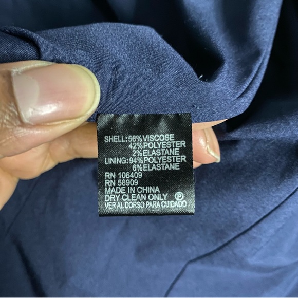 Antonio Melani Women's Blue Single Breasted Blazer - Picture 6 of 8